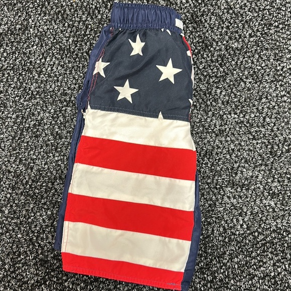 Must Sell - Boys Swimsuit Size S American Flag - July 4th by Wes & Willy - Picture 2 of 4